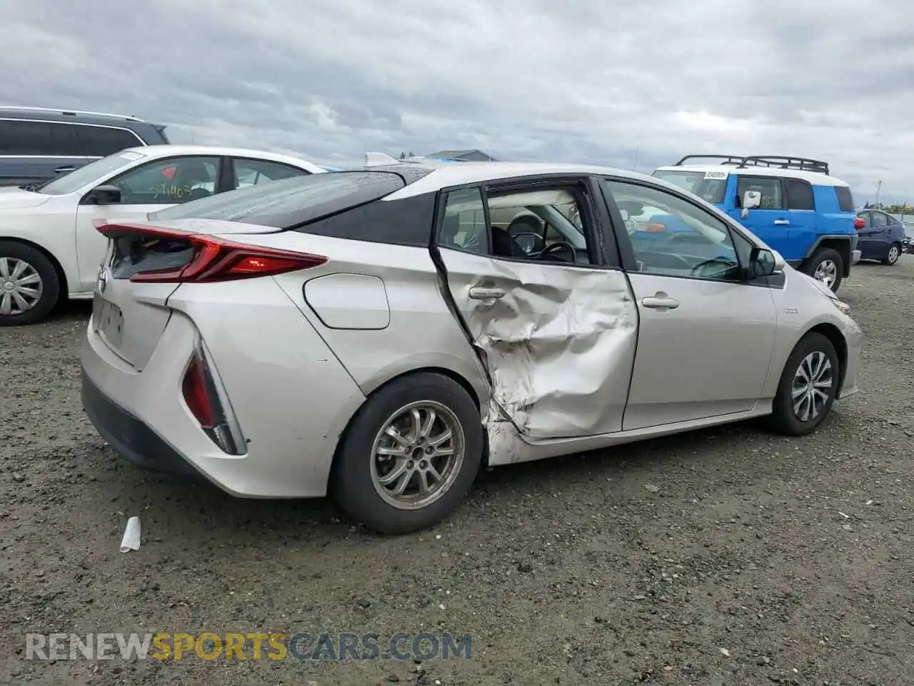 3 Photograph of a damaged car JTDKAMFP7M3175920 TOYOTA PRIUS 2021