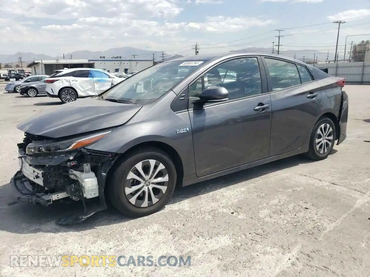 1 Photograph of a damaged car JTDKAMFP7M3176372 TOYOTA PRIUS 2021