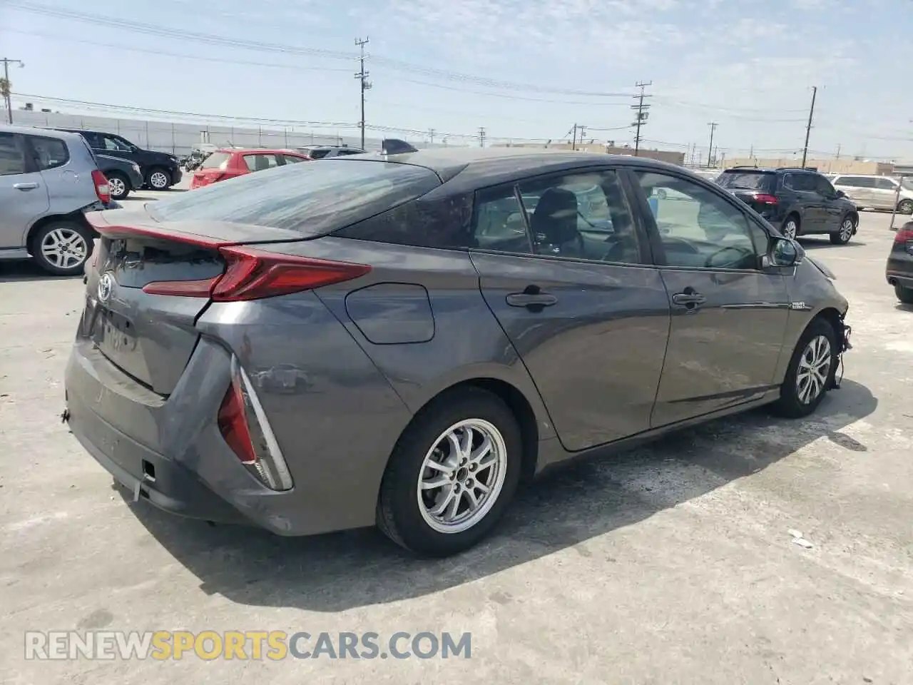 3 Photograph of a damaged car JTDKAMFP7M3176372 TOYOTA PRIUS 2021