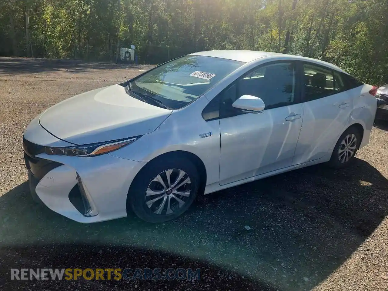 1 Photograph of a damaged car JTDKAMFP7M3184889 TOYOTA PRIUS 2021