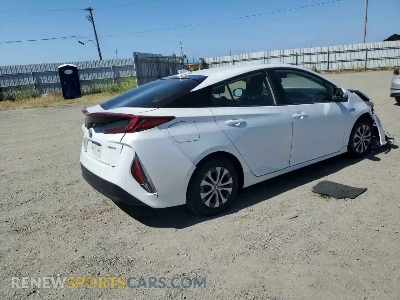 3 Photograph of a damaged car JTDKAMFP7M3191079 TOYOTA PRIUS 2021