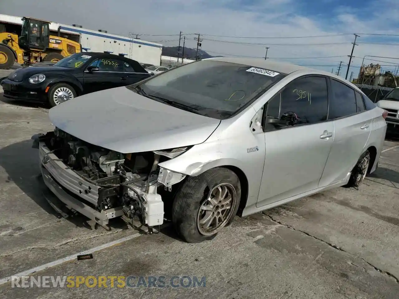 2 Фотография поврежденного автомобиля JTDKAMFP8M3168359 TOYOTA PRIUS 2021