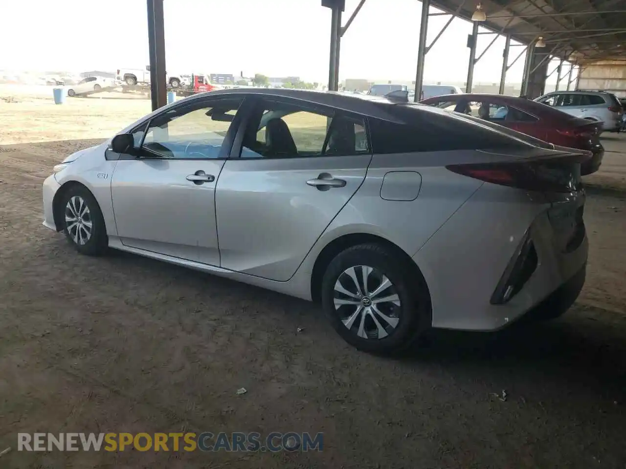 2 Photograph of a damaged car JTDKAMFP8M3172606 TOYOTA PRIUS 2021