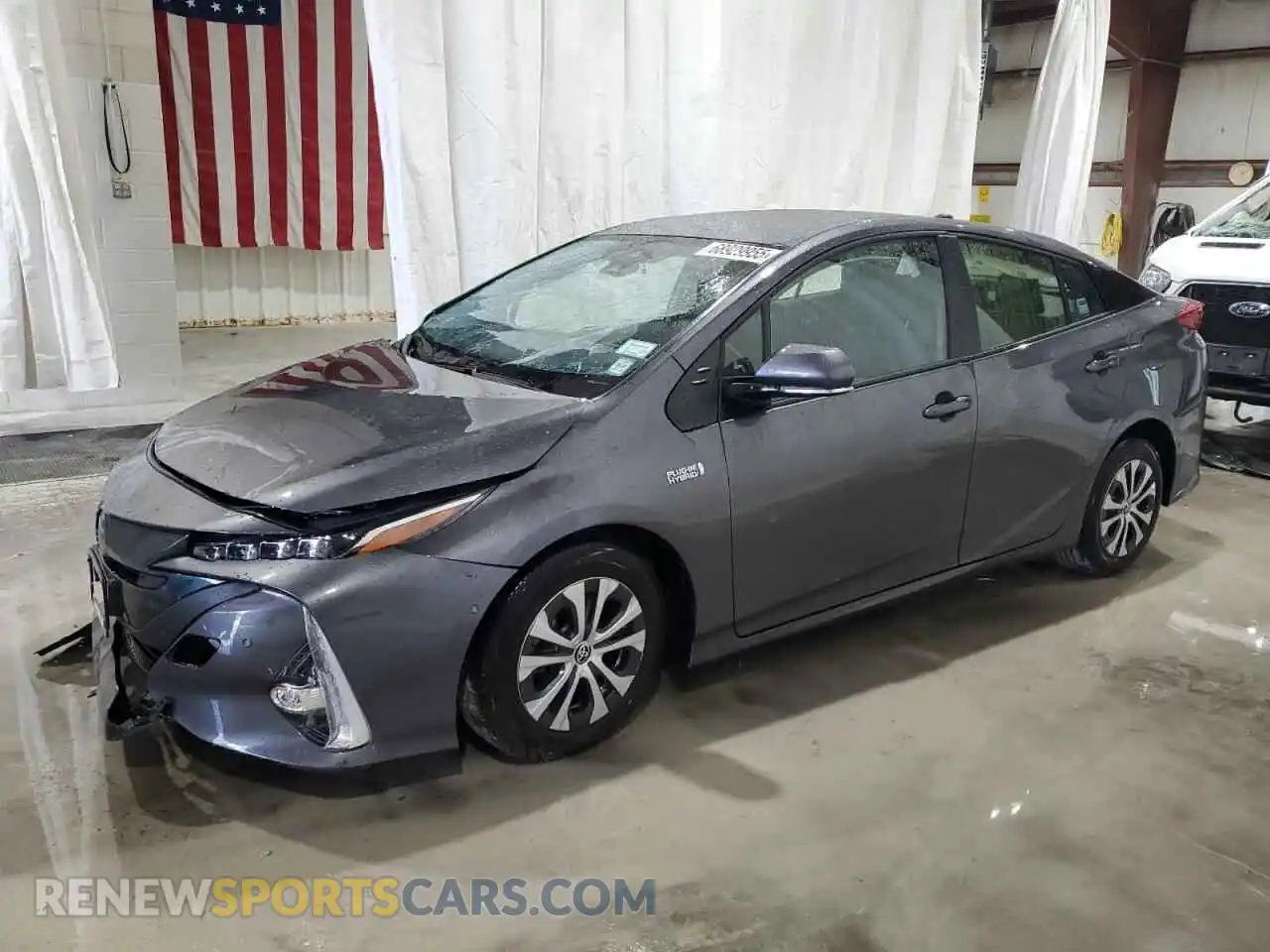 1 Photograph of a damaged car JTDKAMFP8M3173741 TOYOTA PRIUS 2021