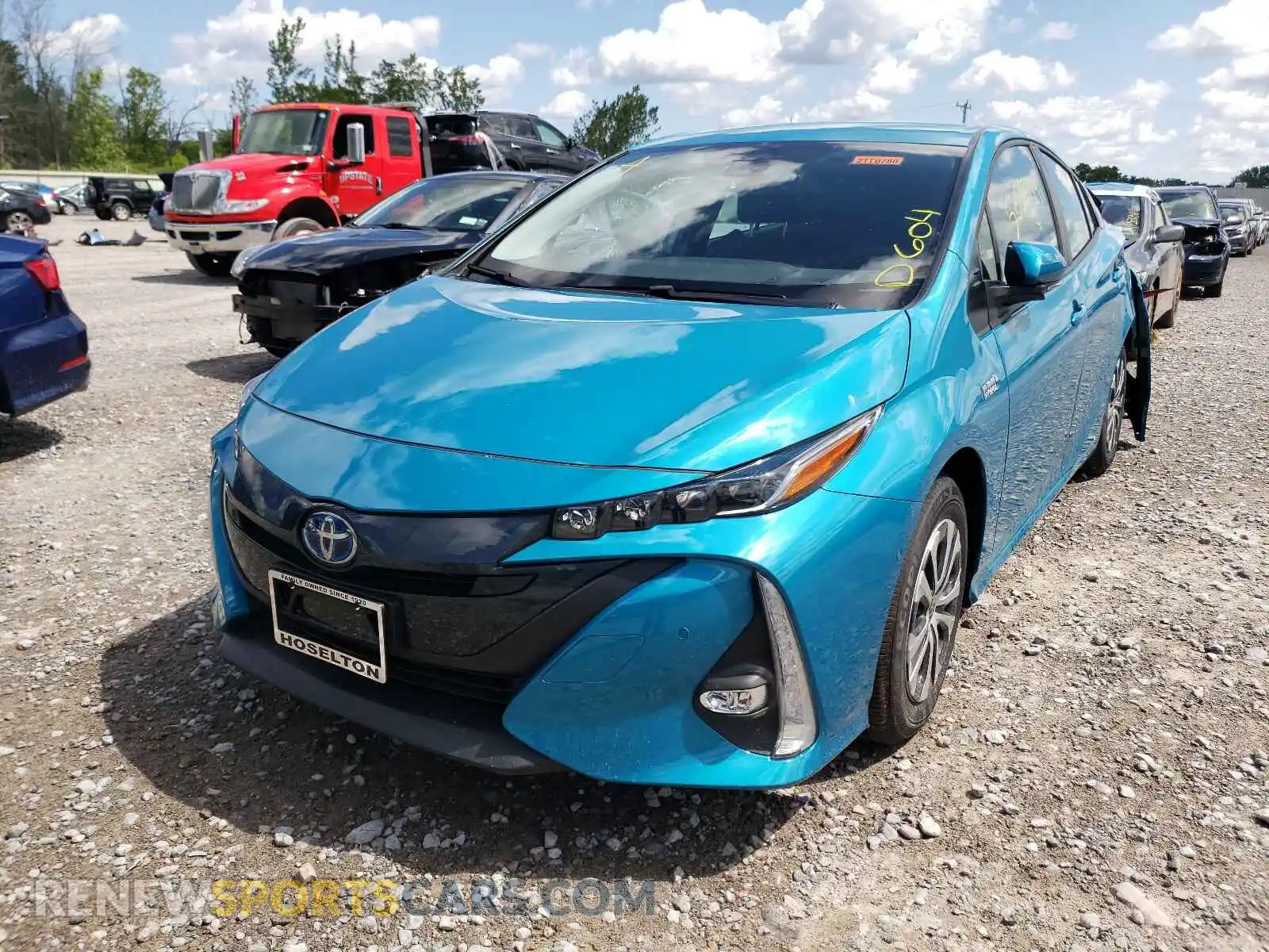 2 Photograph of a damaged car JTDKAMFP8M3174274 TOYOTA PRIUS 2021