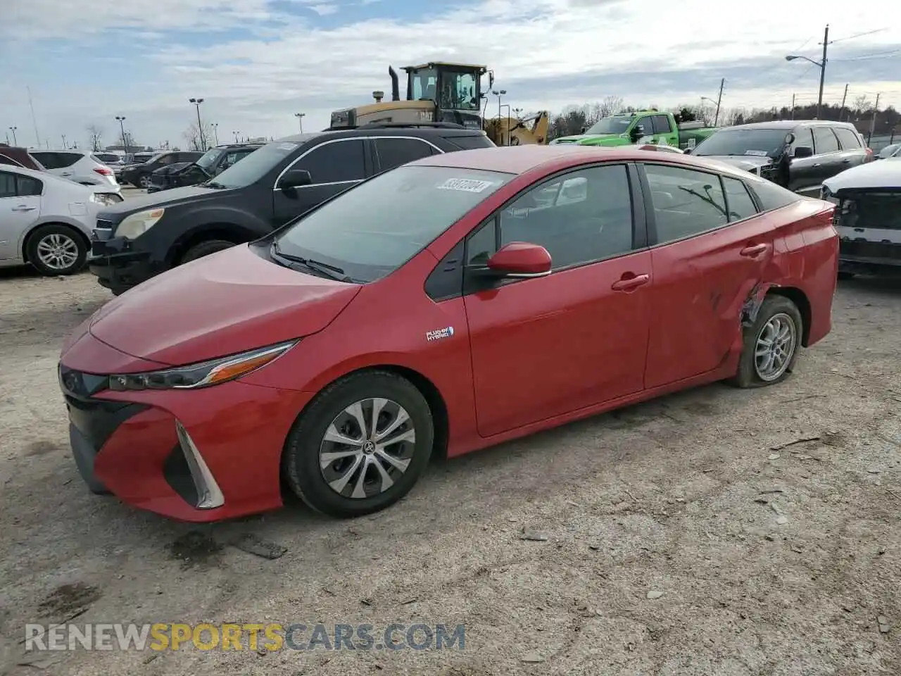 1 Photograph of a damaged car JTDKAMFP8M3185680 TOYOTA PRIUS 2021