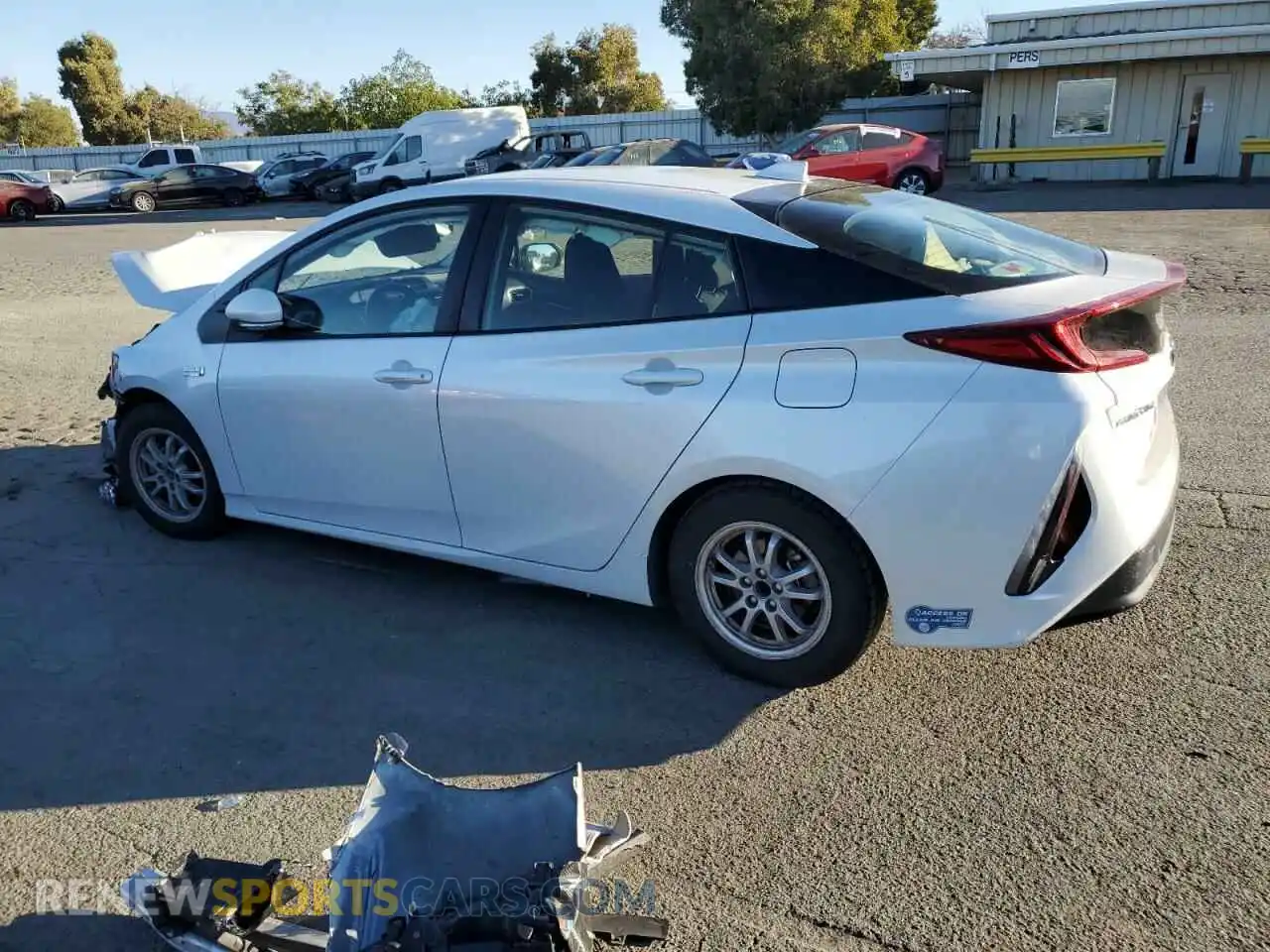 2 Photograph of a damaged car JTDKAMFP9M3167317 TOYOTA PRIUS 2021