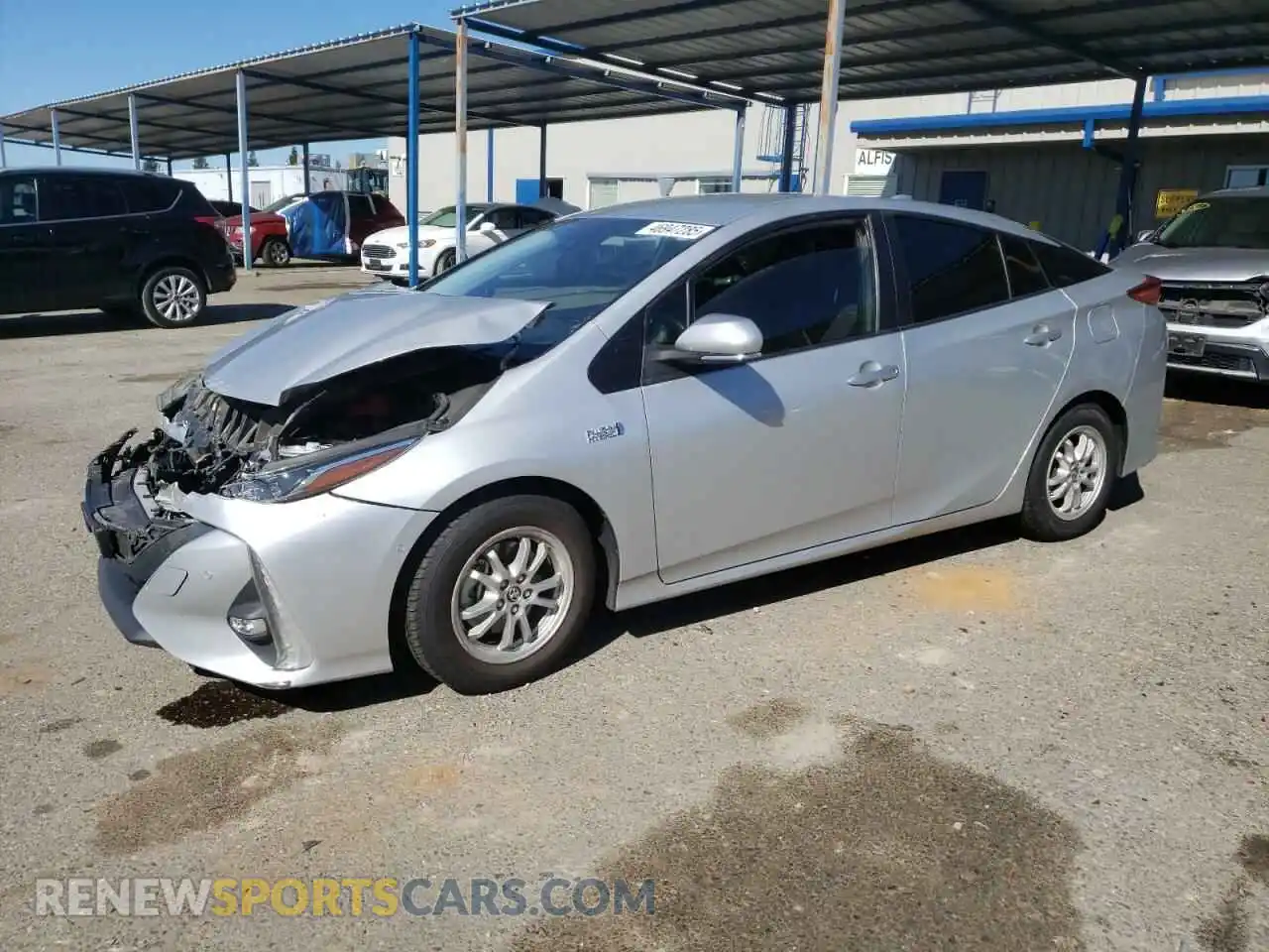 1 Photograph of a damaged car JTDKAMFP9M3168600 TOYOTA PRIUS 2021