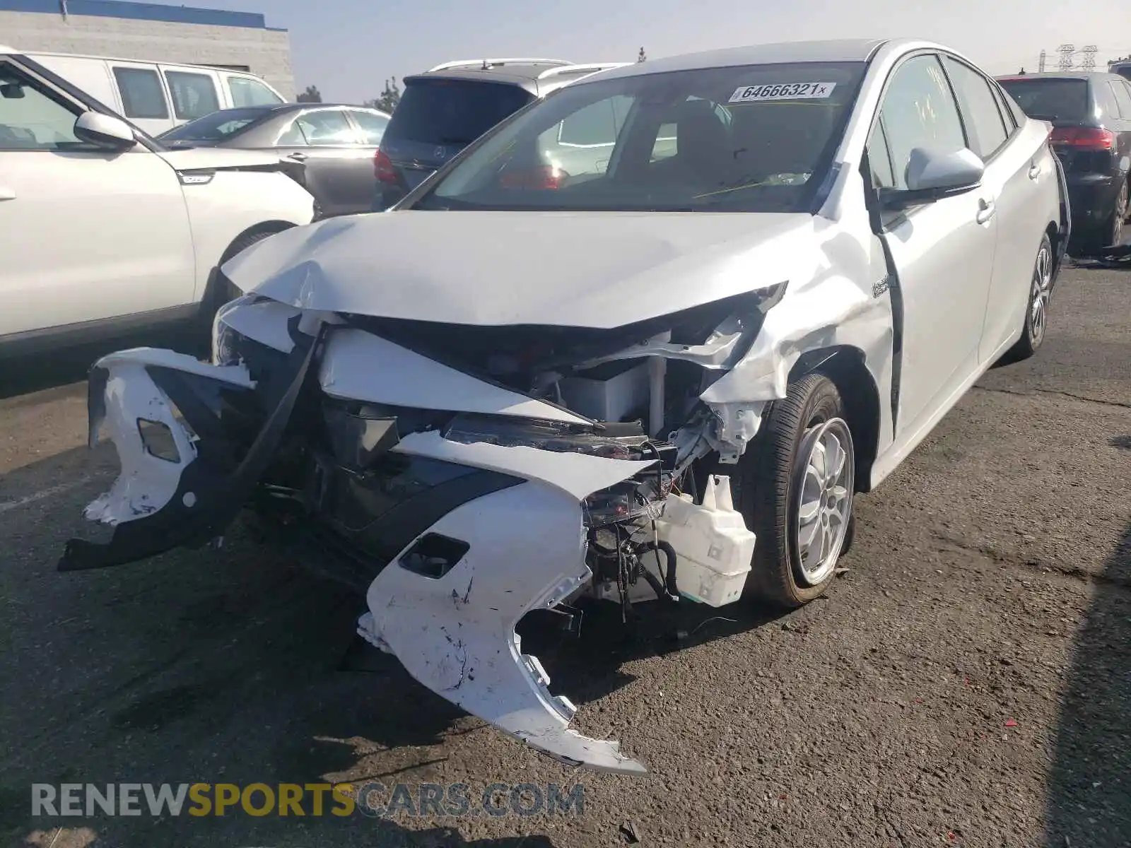 2 Photograph of a damaged car JTDKAMFP9M3169049 TOYOTA PRIUS 2021