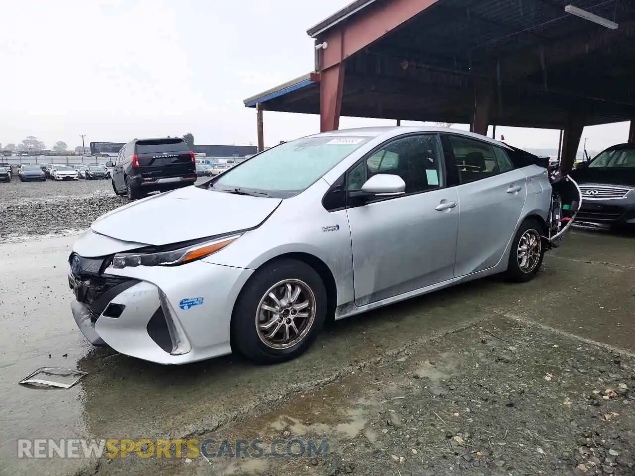 1 Фотография поврежденного автомобиля JTDKAMFP9M3171058 TOYOTA PRIUS 2021