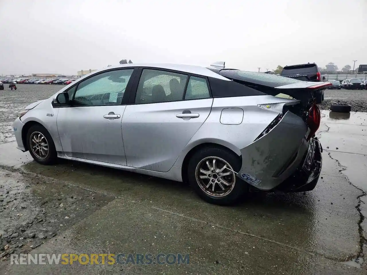 2 Фотография поврежденного автомобиля JTDKAMFP9M3171058 TOYOTA PRIUS 2021