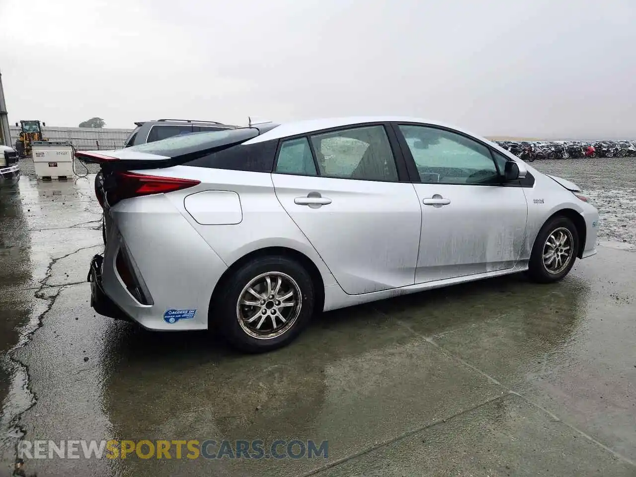 3 Фотография поврежденного автомобиля JTDKAMFP9M3171058 TOYOTA PRIUS 2021