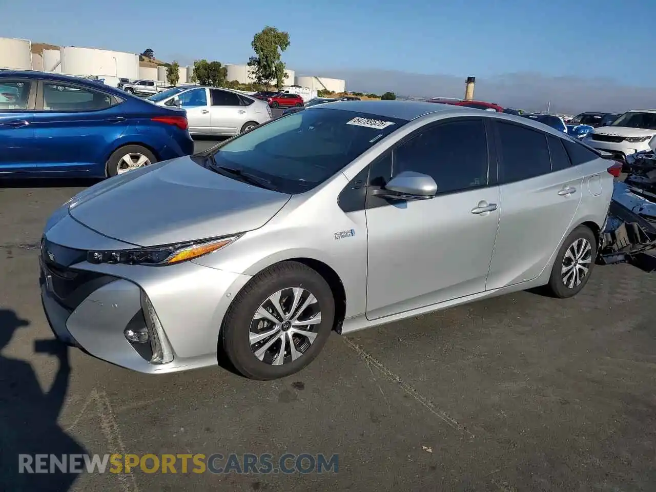 1 Фотография поврежденного автомобиля JTDKAMFP9M3173568 TOYOTA PRIUS 2021