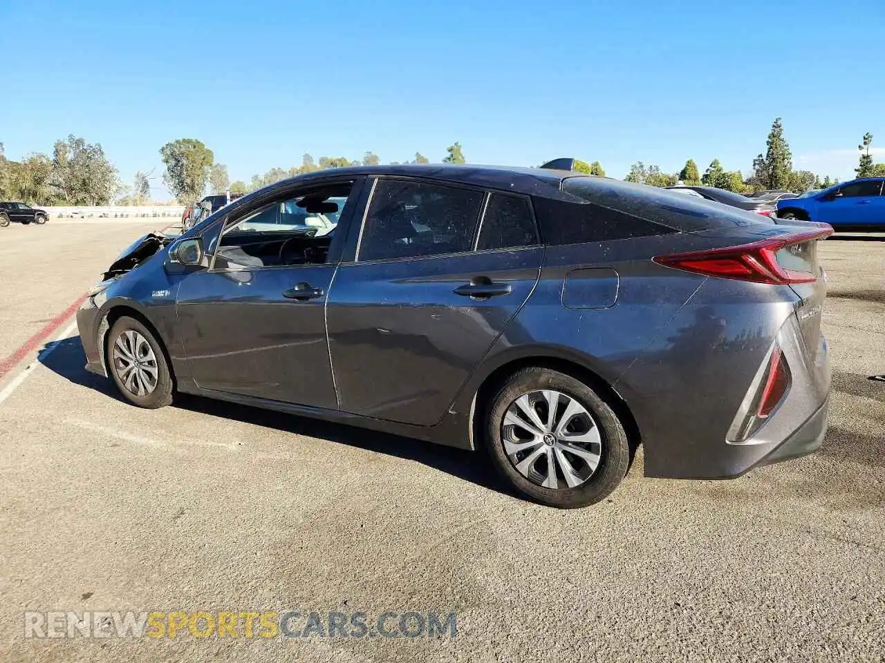 2 Фотография поврежденного автомобиля JTDKAMFP9M3173702 TOYOTA PRIUS 2021