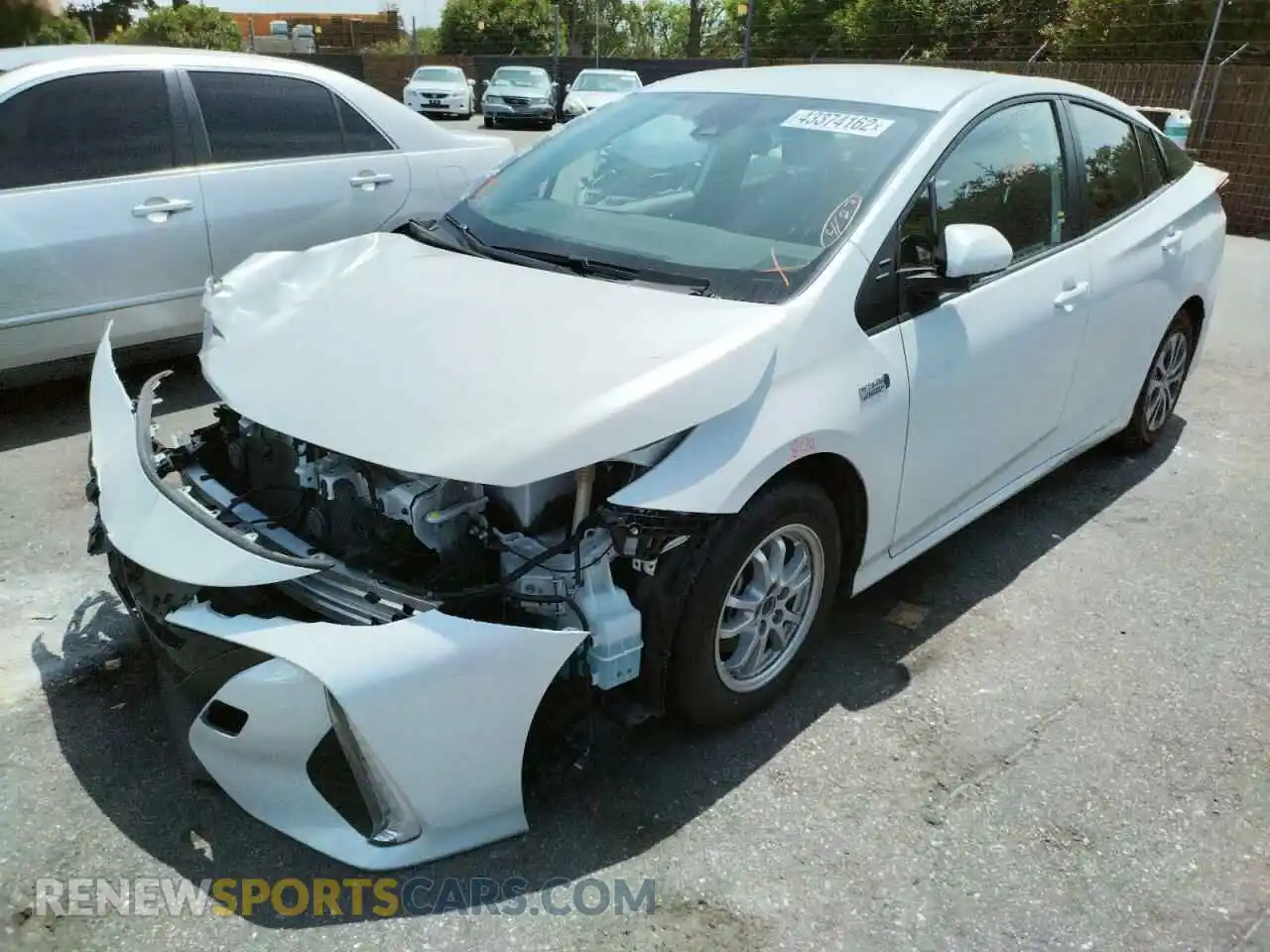 2 Photograph of a damaged car JTDKAMFP9M3177670 TOYOTA PRIUS 2021