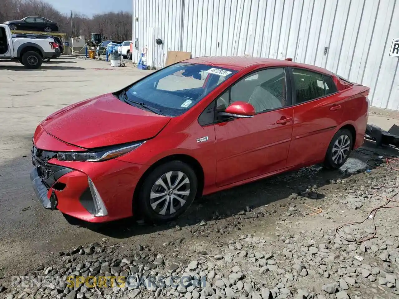 1 Photograph of a damaged car JTDKAMFP9M3181539 TOYOTA PRIUS 2021