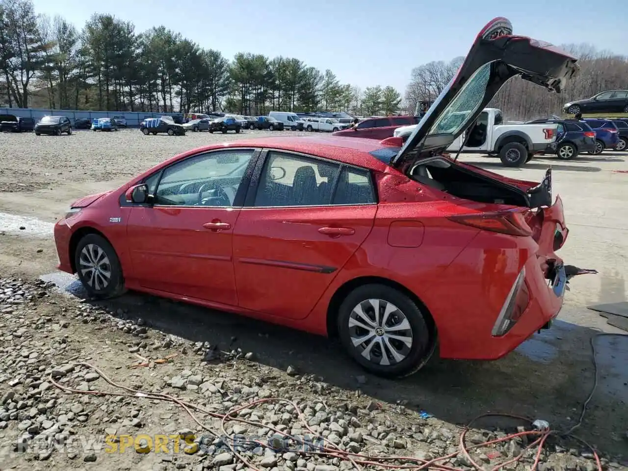 2 Photograph of a damaged car JTDKAMFP9M3181539 TOYOTA PRIUS 2021
