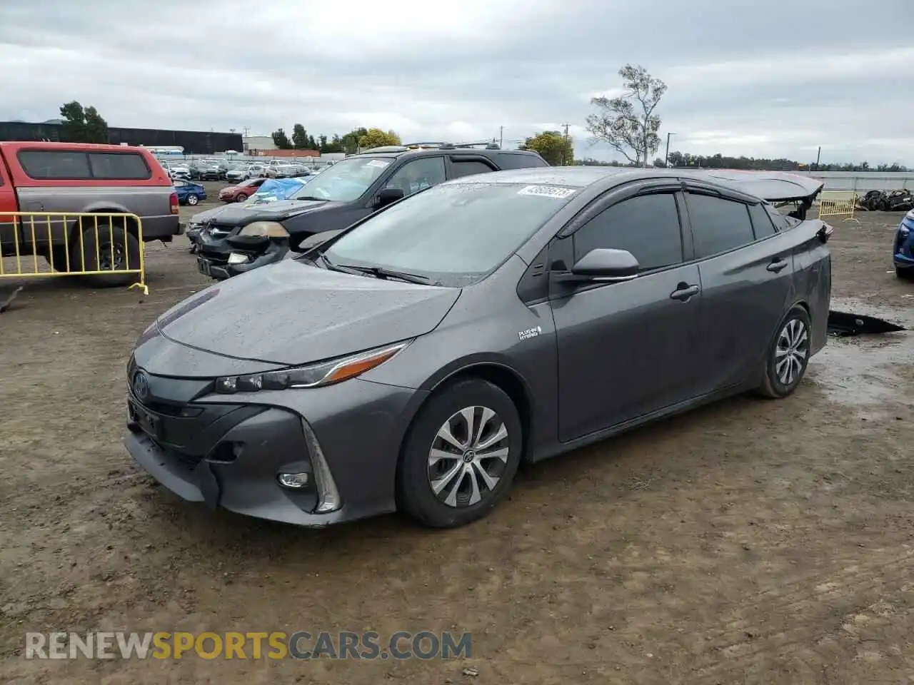 1 Photograph of a damaged car JTDKAMFP9M3183386 TOYOTA PRIUS 2021