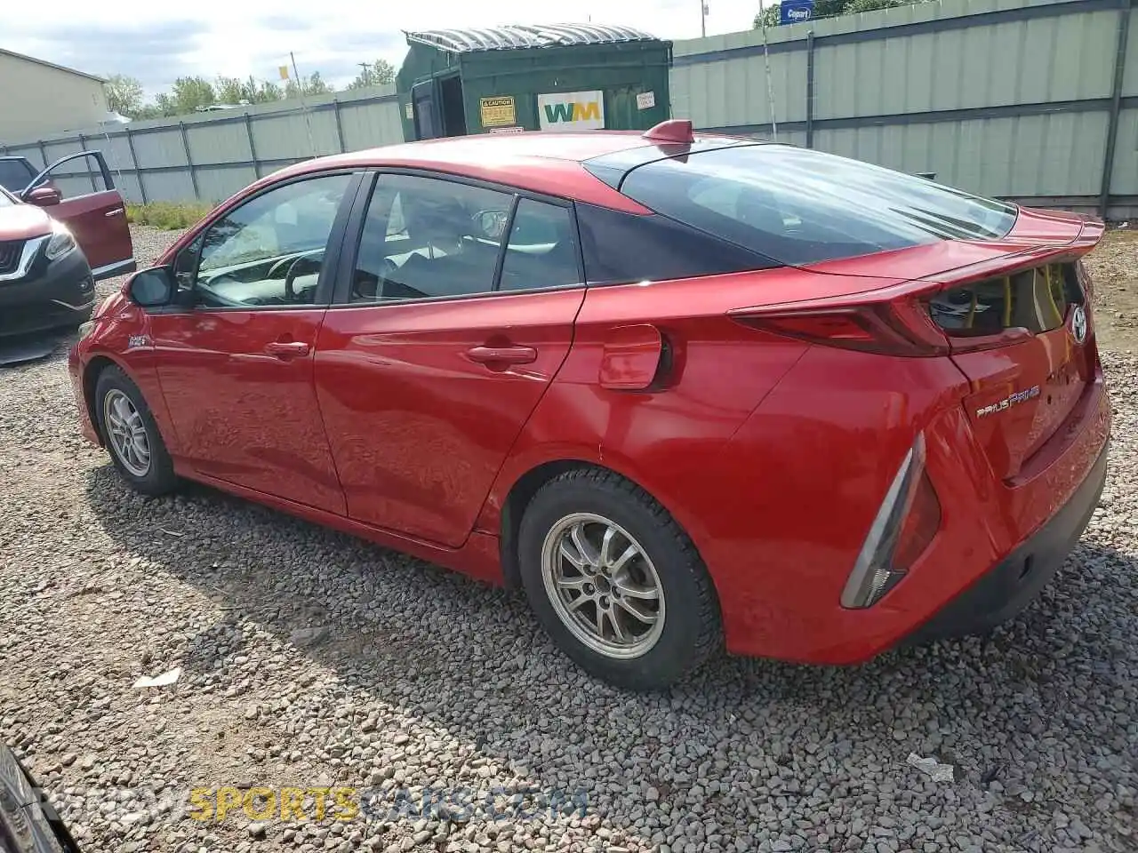 2 Photograph of a damaged car JTDKAMFP9M3188703 TOYOTA PRIUS 2021