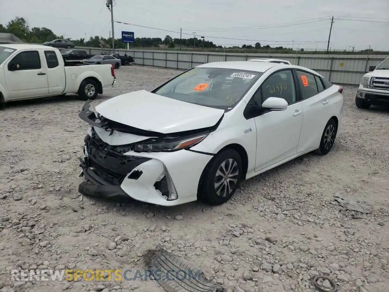 2 Photograph of a damaged car JTDKAMFP9M3189009 TOYOTA PRIUS 2021