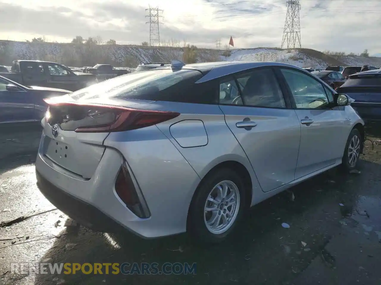 3 Photograph of a damaged car JTDKAMFP9M3195019 TOYOTA PRIUS 2021