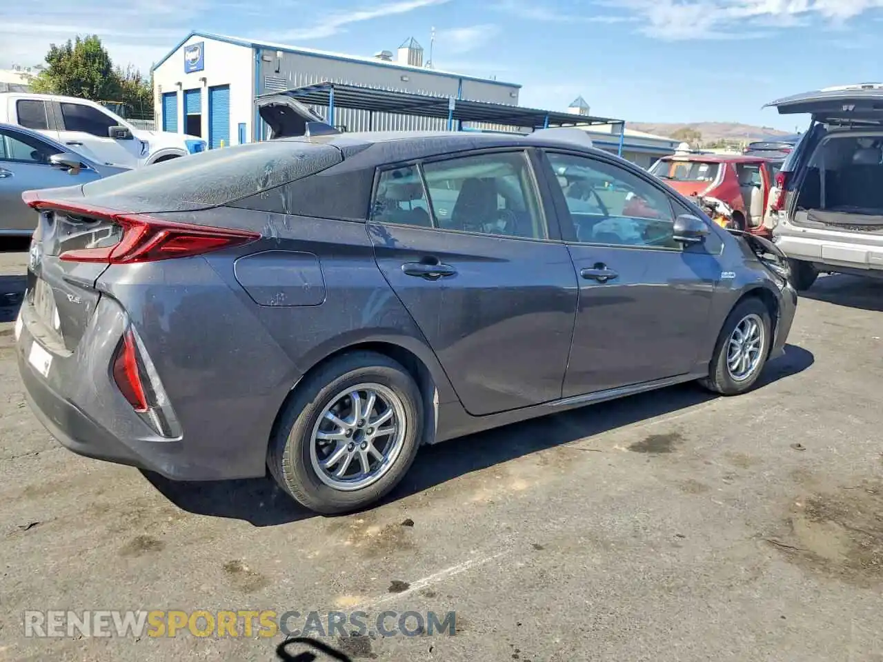 3 fotografías del automóvil dañado JTDKAMFPXM3165575 TOYOTA PRIUS 2021
