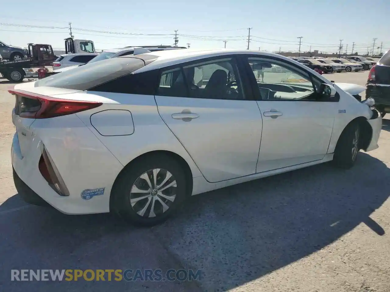 3 Photograph of a damaged car JTDKAMFPXM3165690 TOYOTA PRIUS 2021