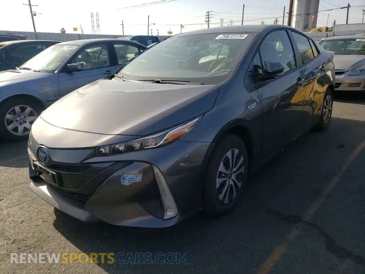 2 Photograph of a damaged car JTDKAMFPXM3176589 TOYOTA PRIUS 2021