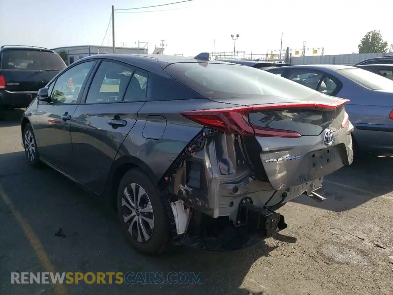 3 Photograph of a damaged car JTDKAMFPXM3176589 TOYOTA PRIUS 2021