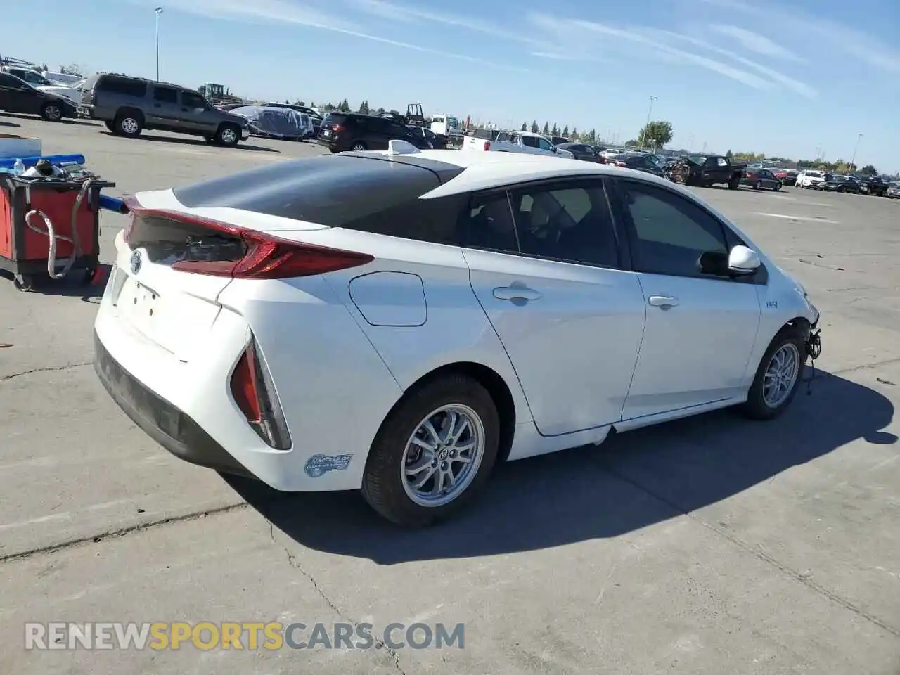 3 Photograph of a damaged car JTDKAMFPXM3177242 TOYOTA PRIUS 2021