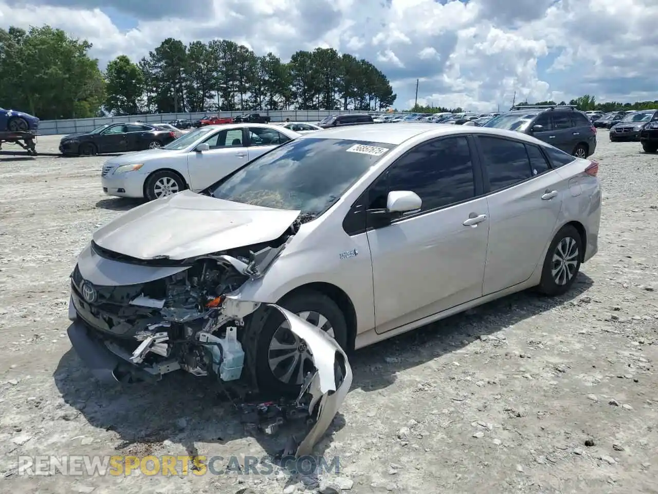 1 Photograph of a damaged car JTDKAMFPXM3184126 TOYOTA PRIUS 2021