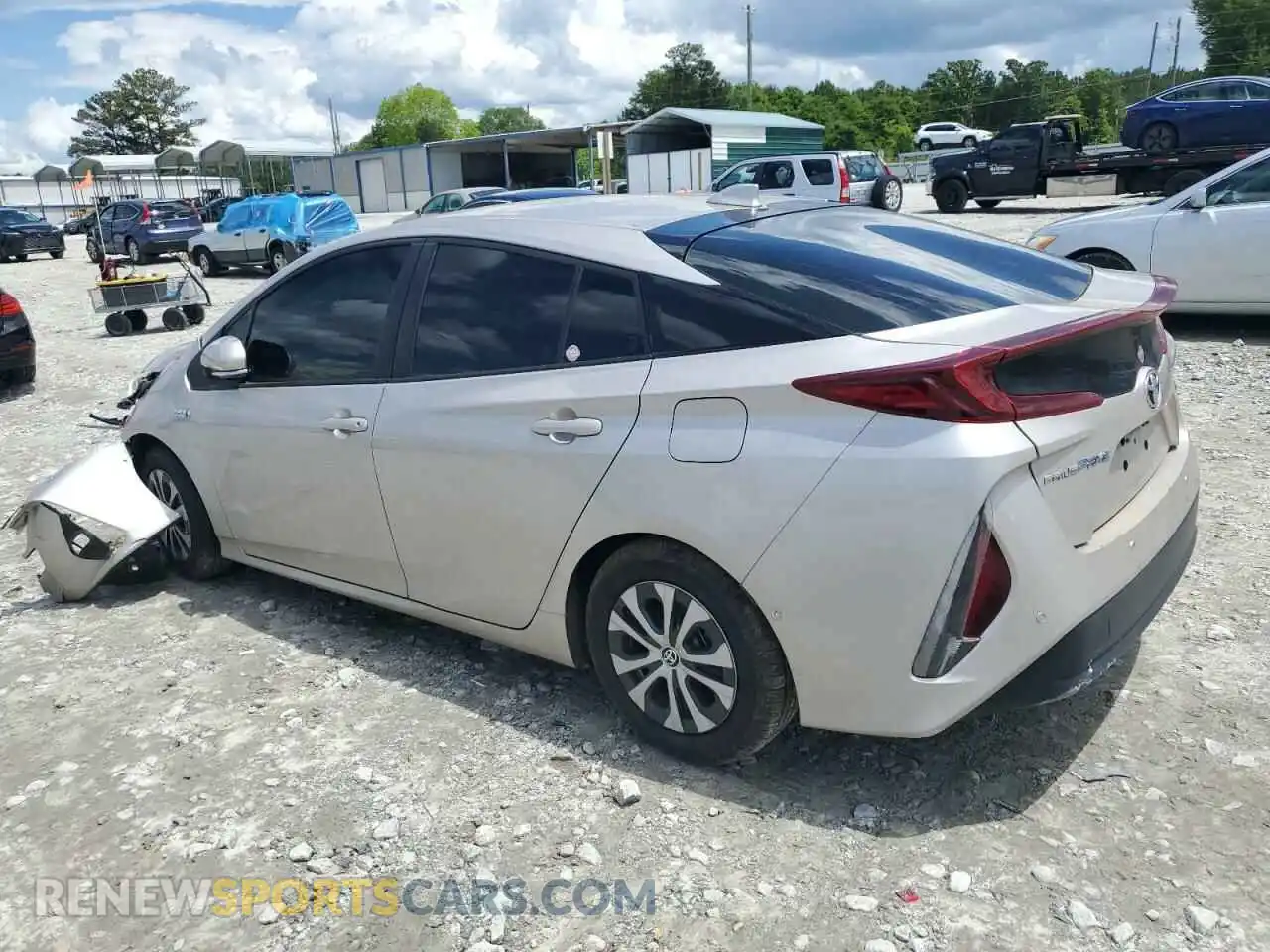 2 Photograph of a damaged car JTDKAMFPXM3184126 TOYOTA PRIUS 2021