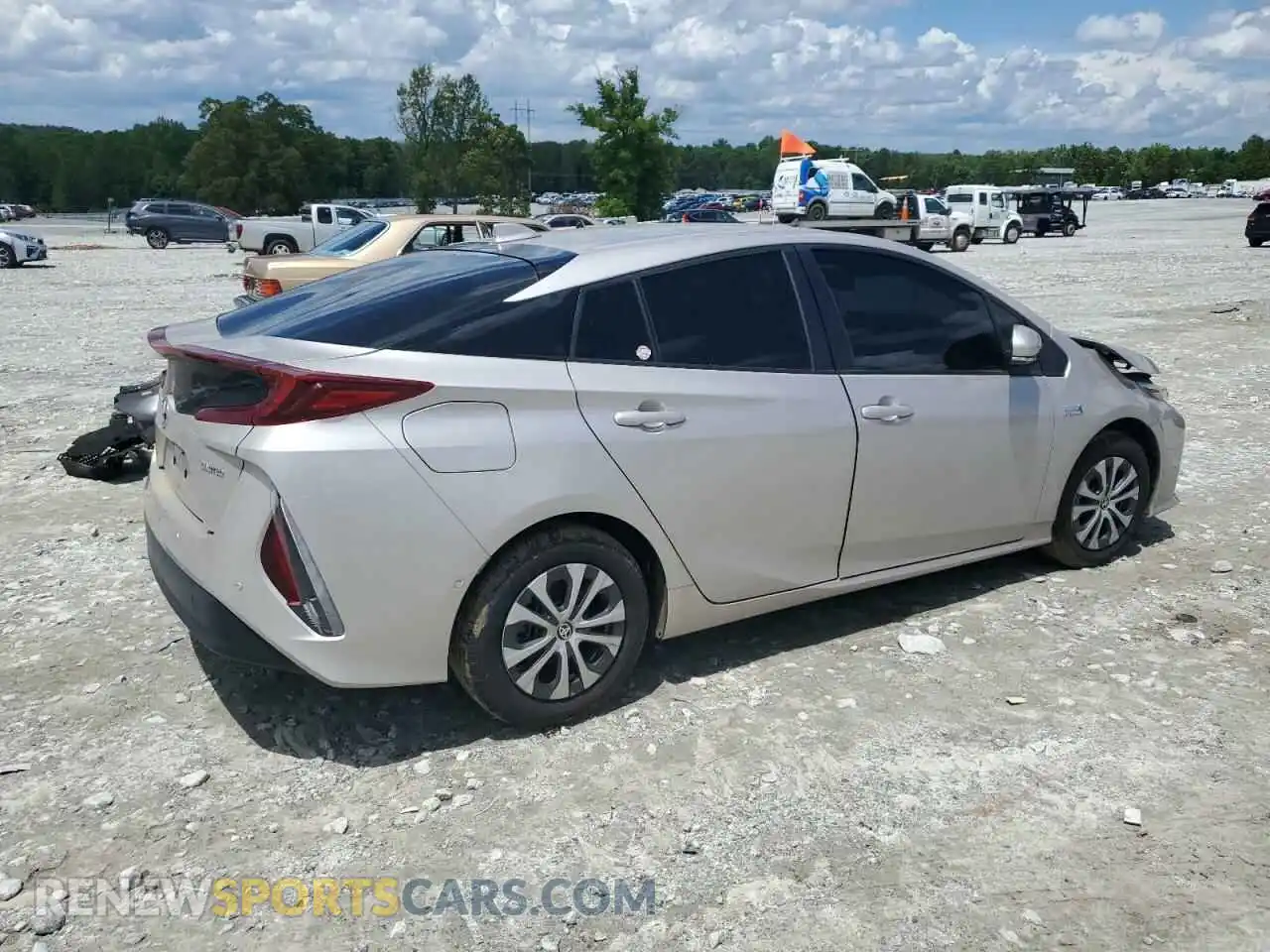 3 Photograph of a damaged car JTDKAMFPXM3184126 TOYOTA PRIUS 2021