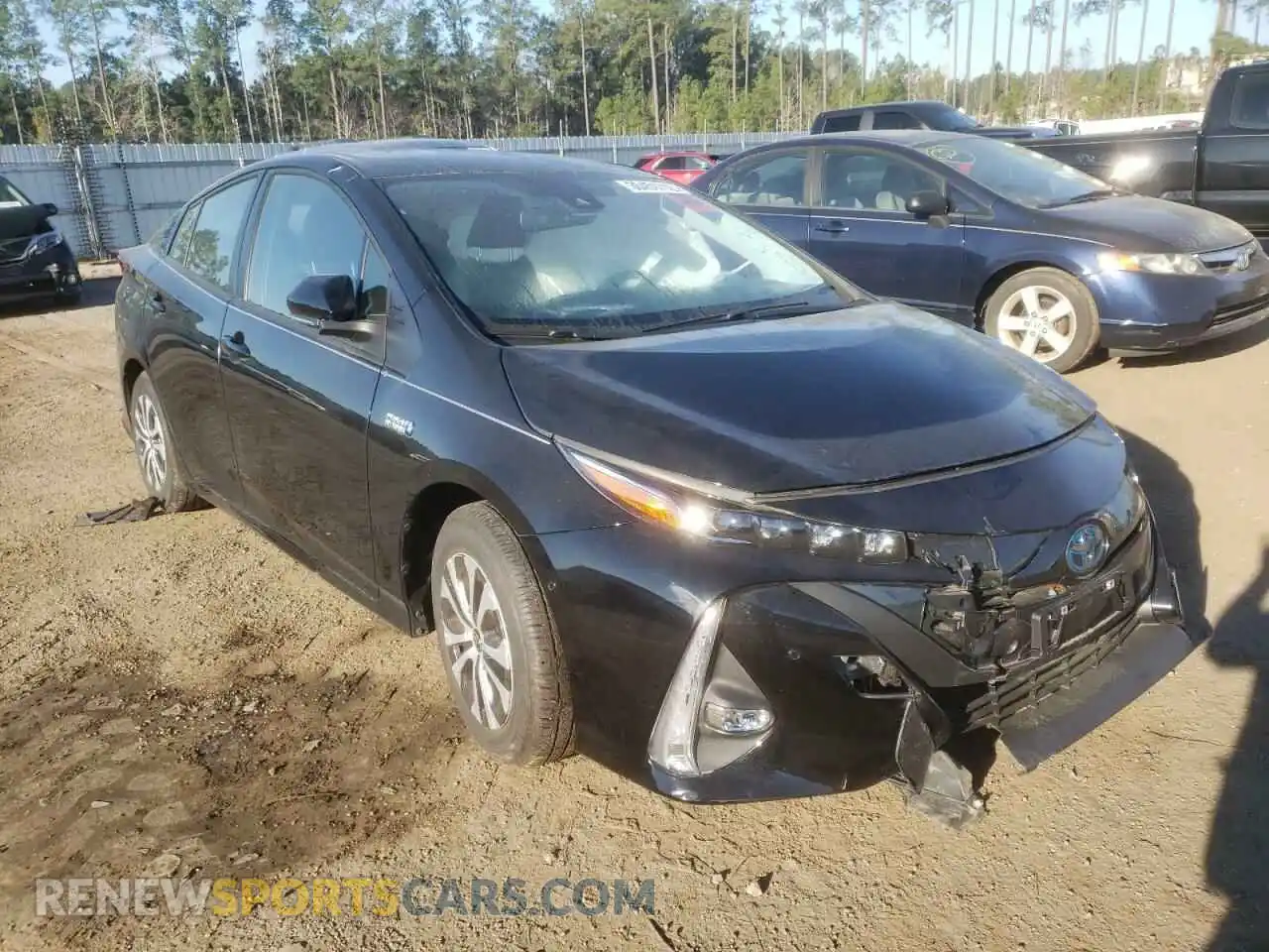 1 Photograph of a damaged car JTDKAMFPXM3188306 TOYOTA PRIUS 2021