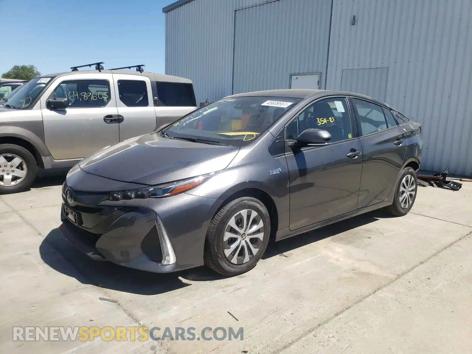 2 Photograph of a damaged car JTDKAMFPXM3188936 TOYOTA PRIUS 2021