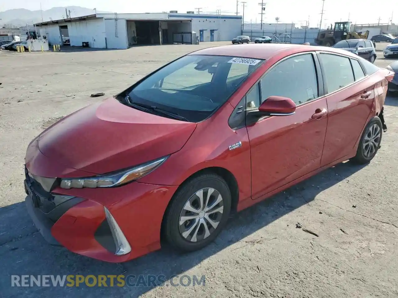 1 Photograph of a damaged car JTDKAMFPXM3190041 TOYOTA PRIUS 2021