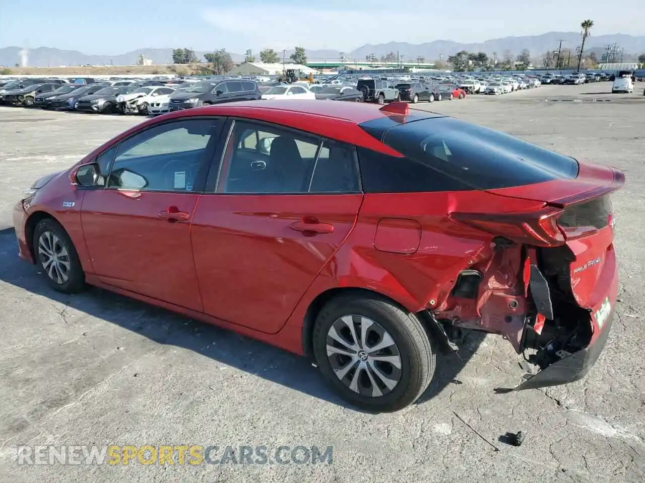 2 Photograph of a damaged car JTDKAMFPXM3190041 TOYOTA PRIUS 2021