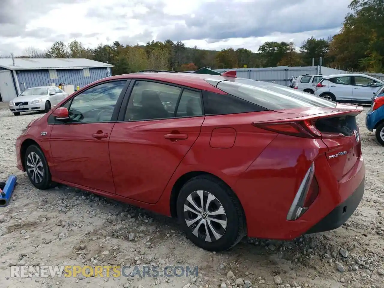 2 Photograph of a damaged car JTDKAMFPXM3192999 TOYOTA PRIUS 2021