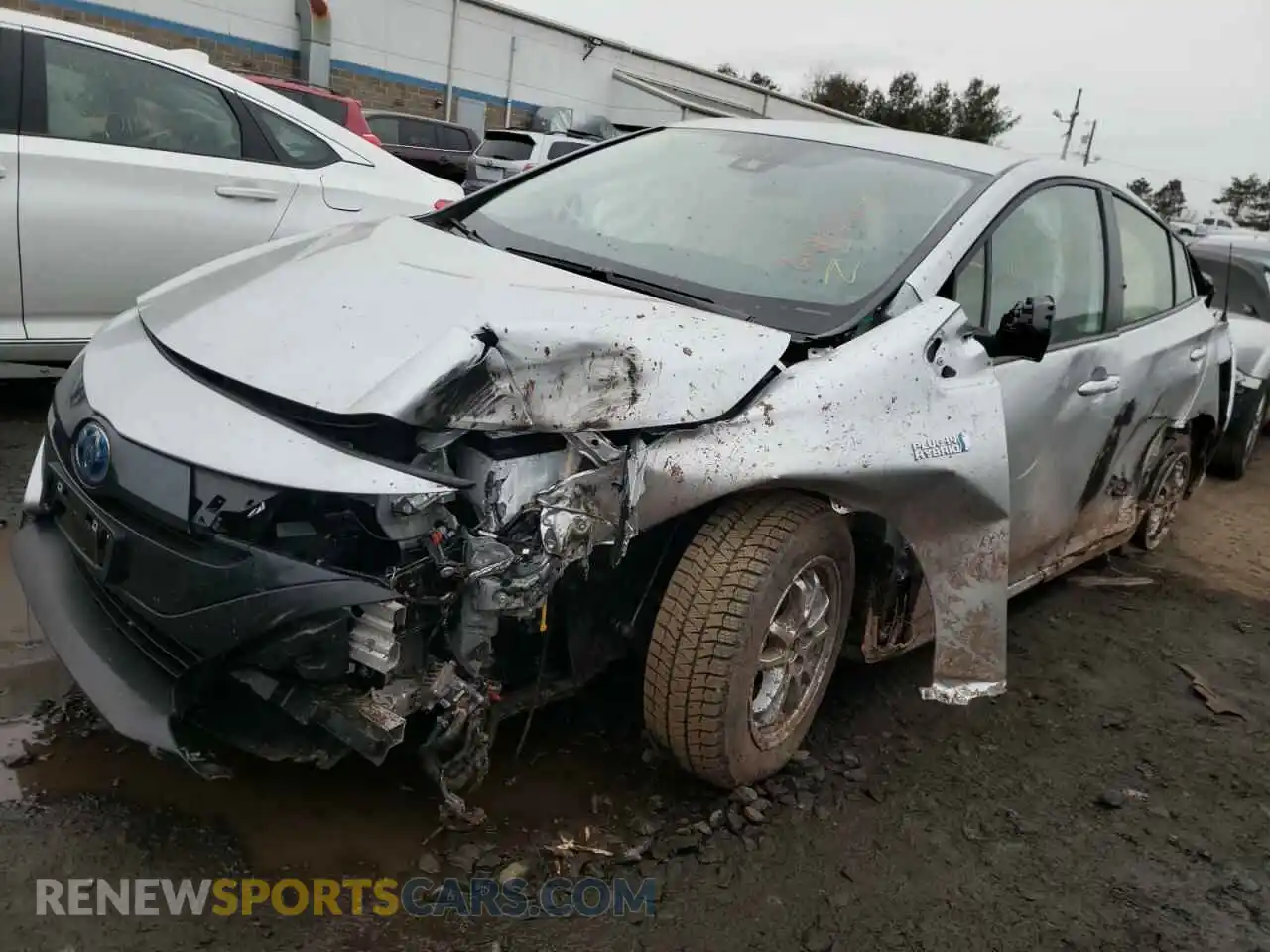 2 Photograph of a damaged car JTDKAMFPXM3197152 TOYOTA PRIUS 2021