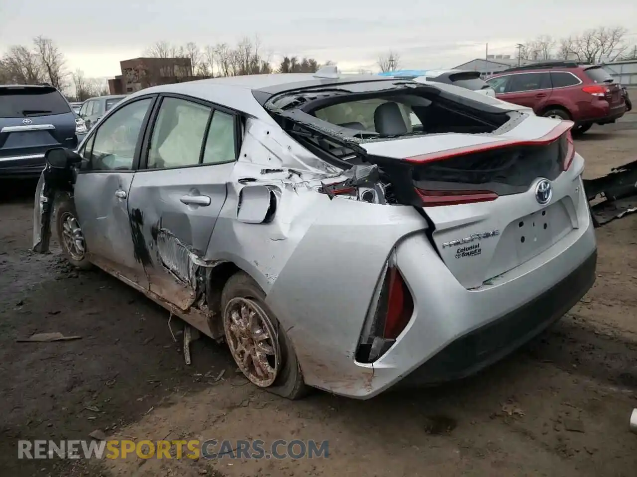 3 Photograph of a damaged car JTDKAMFPXM3197152 TOYOTA PRIUS 2021