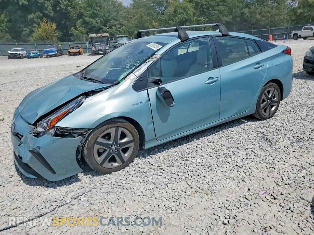 1 Photograph of a damaged car JTDKAMFU0M3131179 TOYOTA PRIUS 2021