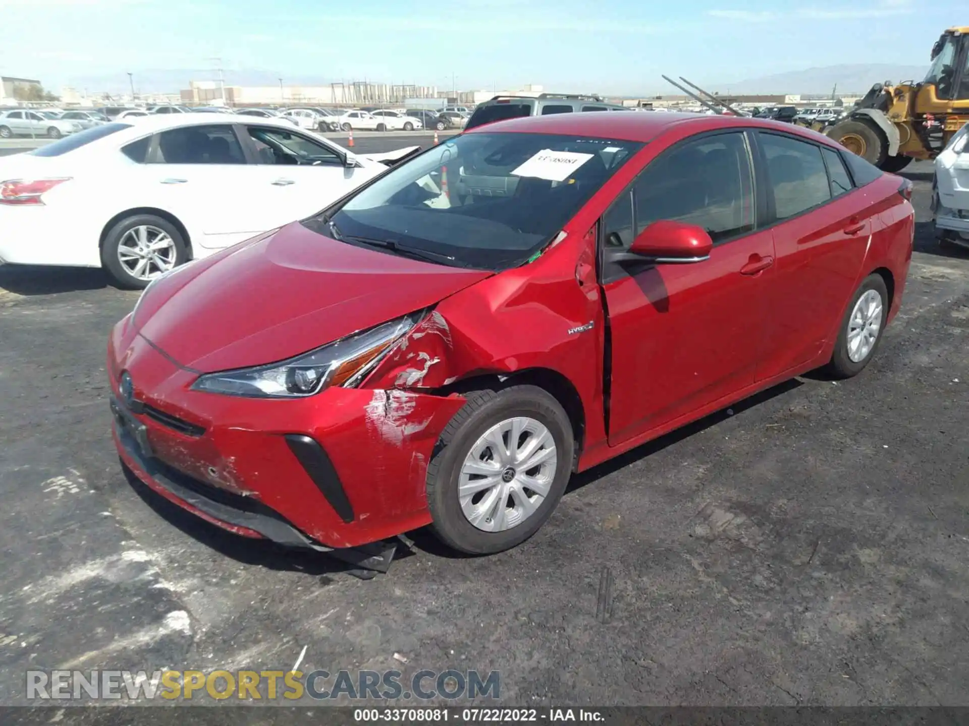 2 Photograph of a damaged car JTDKAMFU0M3131666 TOYOTA PRIUS 2021