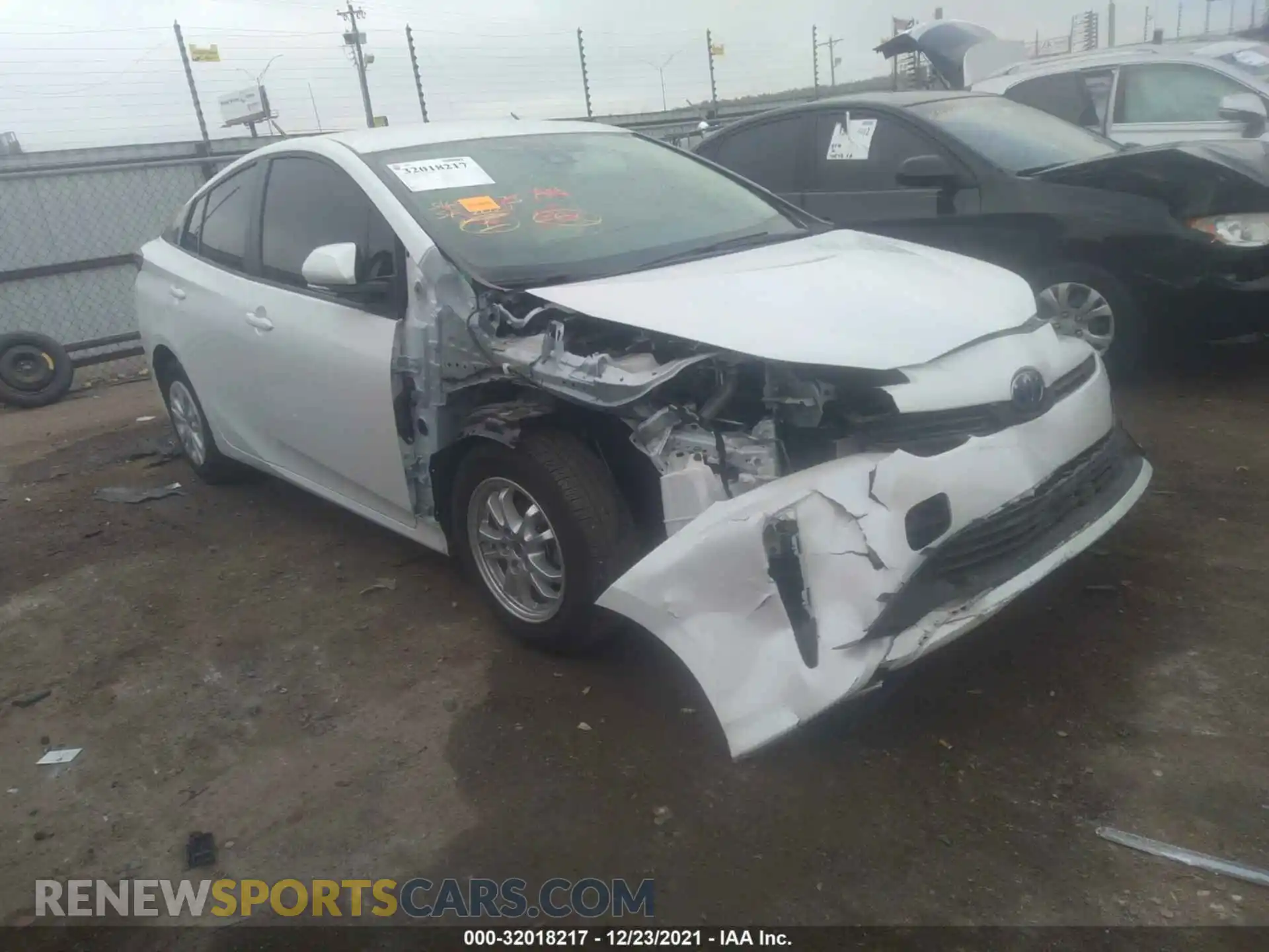1 Photograph of a damaged car JTDKAMFU0M3132204 TOYOTA PRIUS 2021
