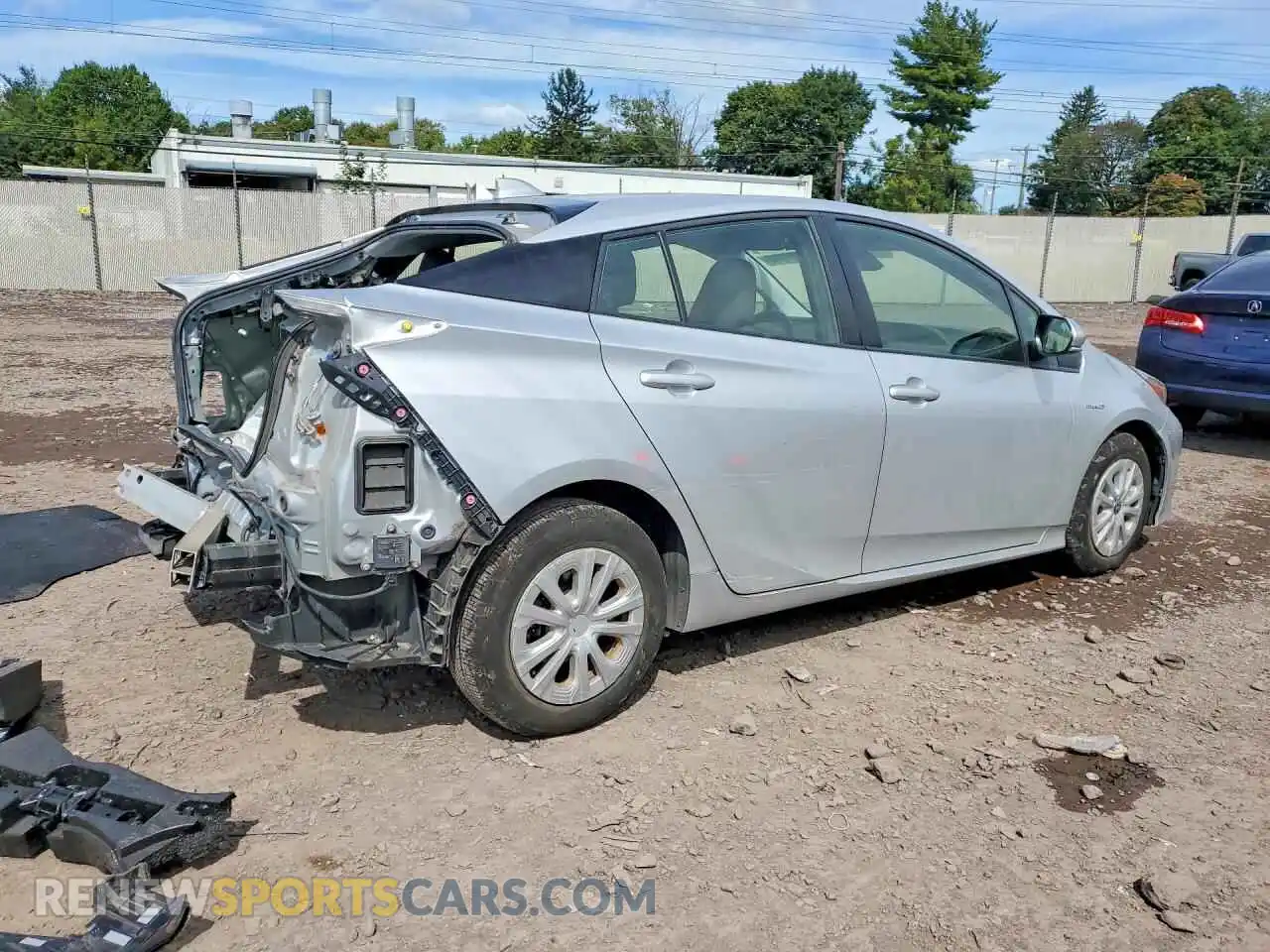 3 Photograph of a damaged car JTDKAMFU0M3140562 TOYOTA PRIUS 2021