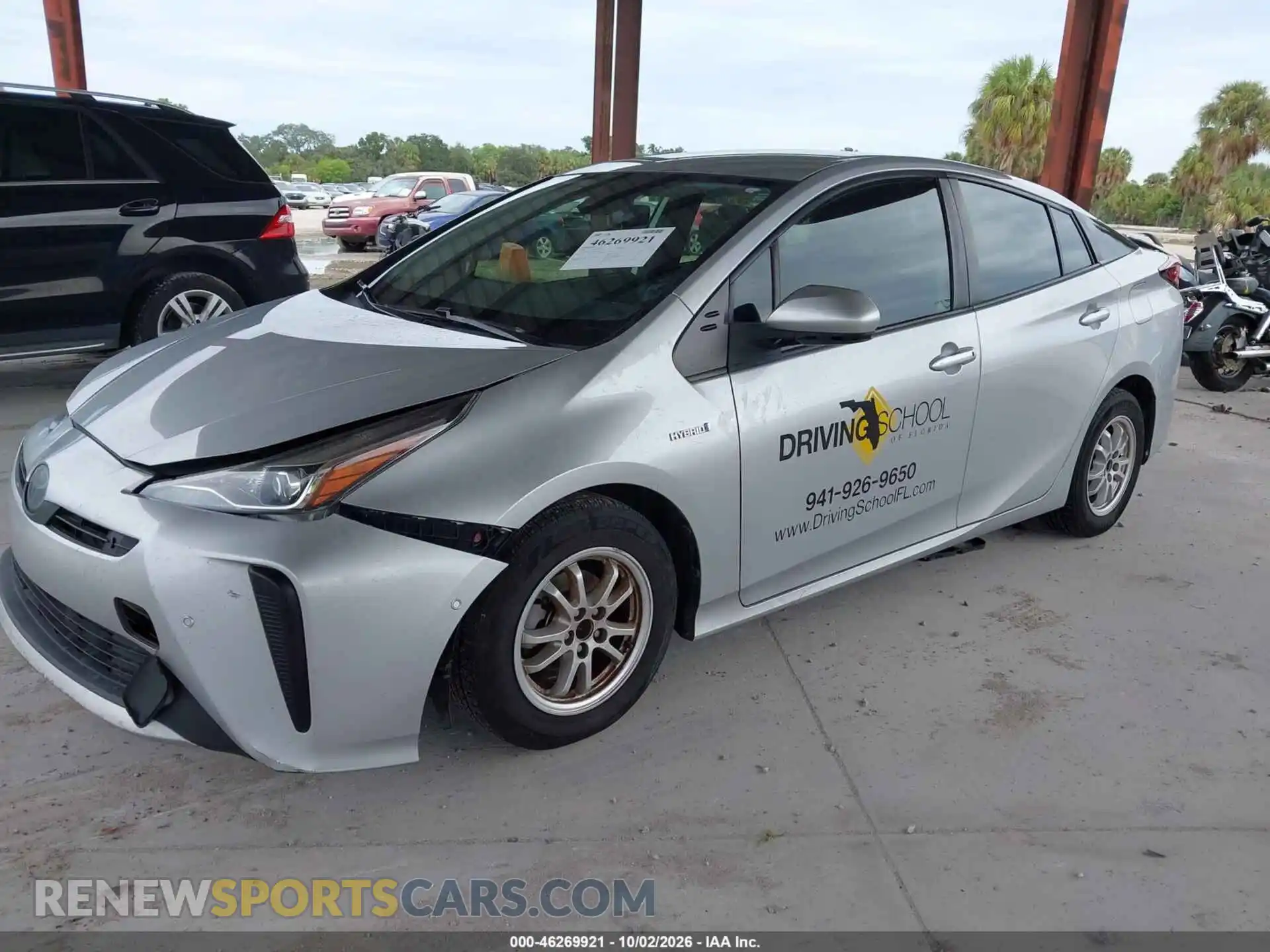 2 Photograph of a damaged car JTDKAMFU0M3140593 TOYOTA PRIUS 2021