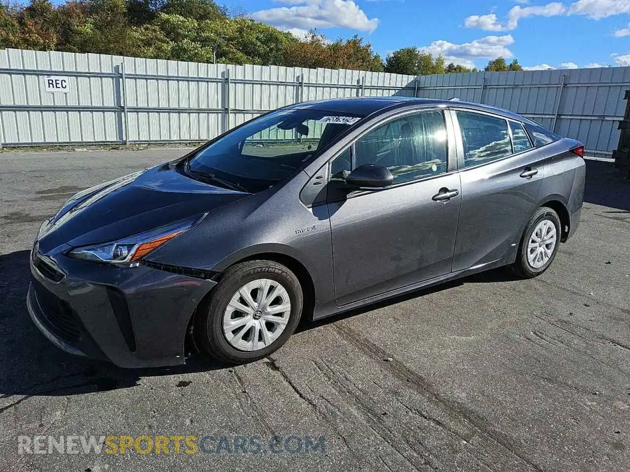 1 Photograph of a damaged car JTDKAMFU0M3140979 TOYOTA PRIUS 2021