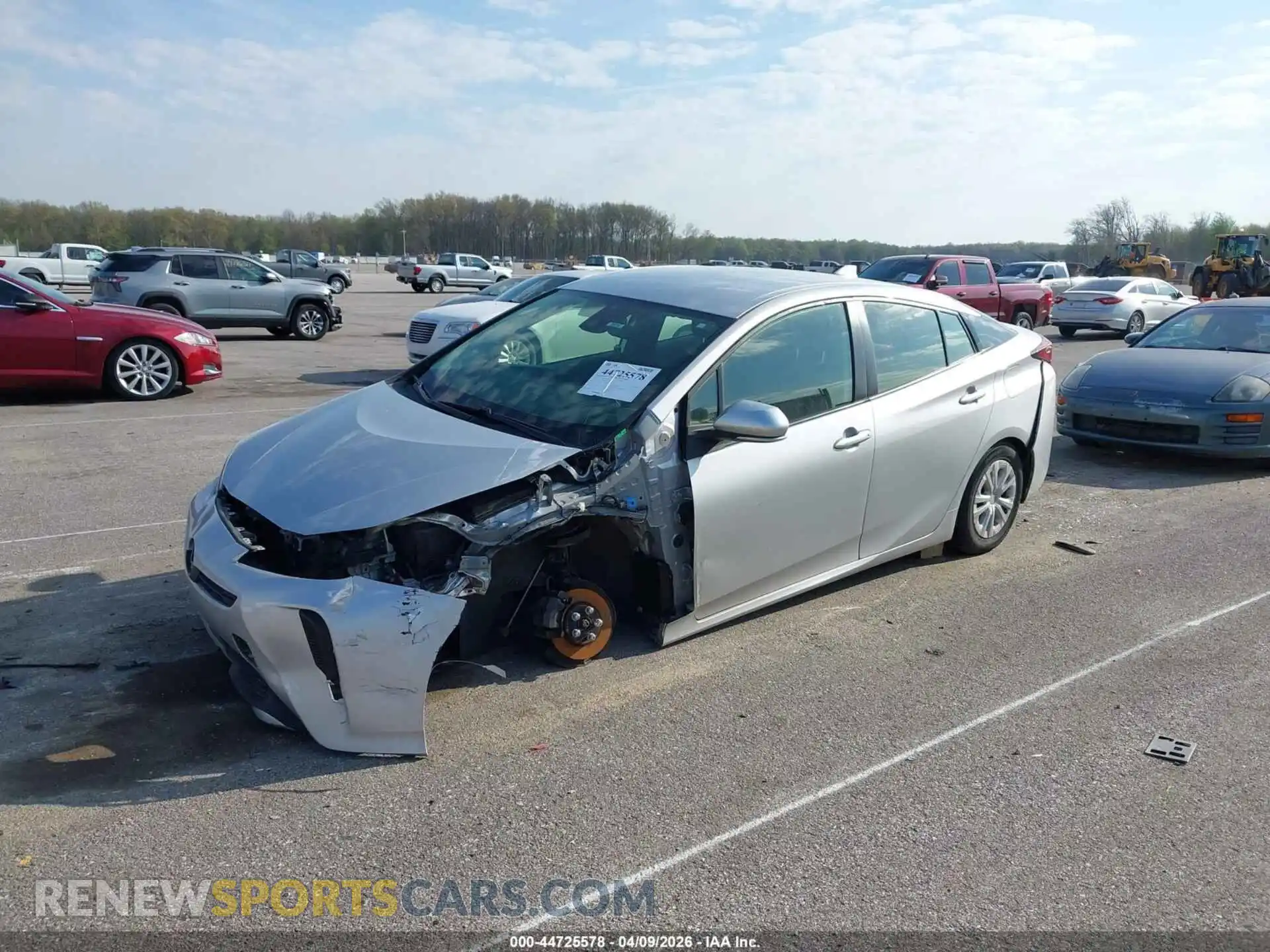 2 Photograph of a damaged car JTDKAMFU0M3143526 TOYOTA PRIUS 2021