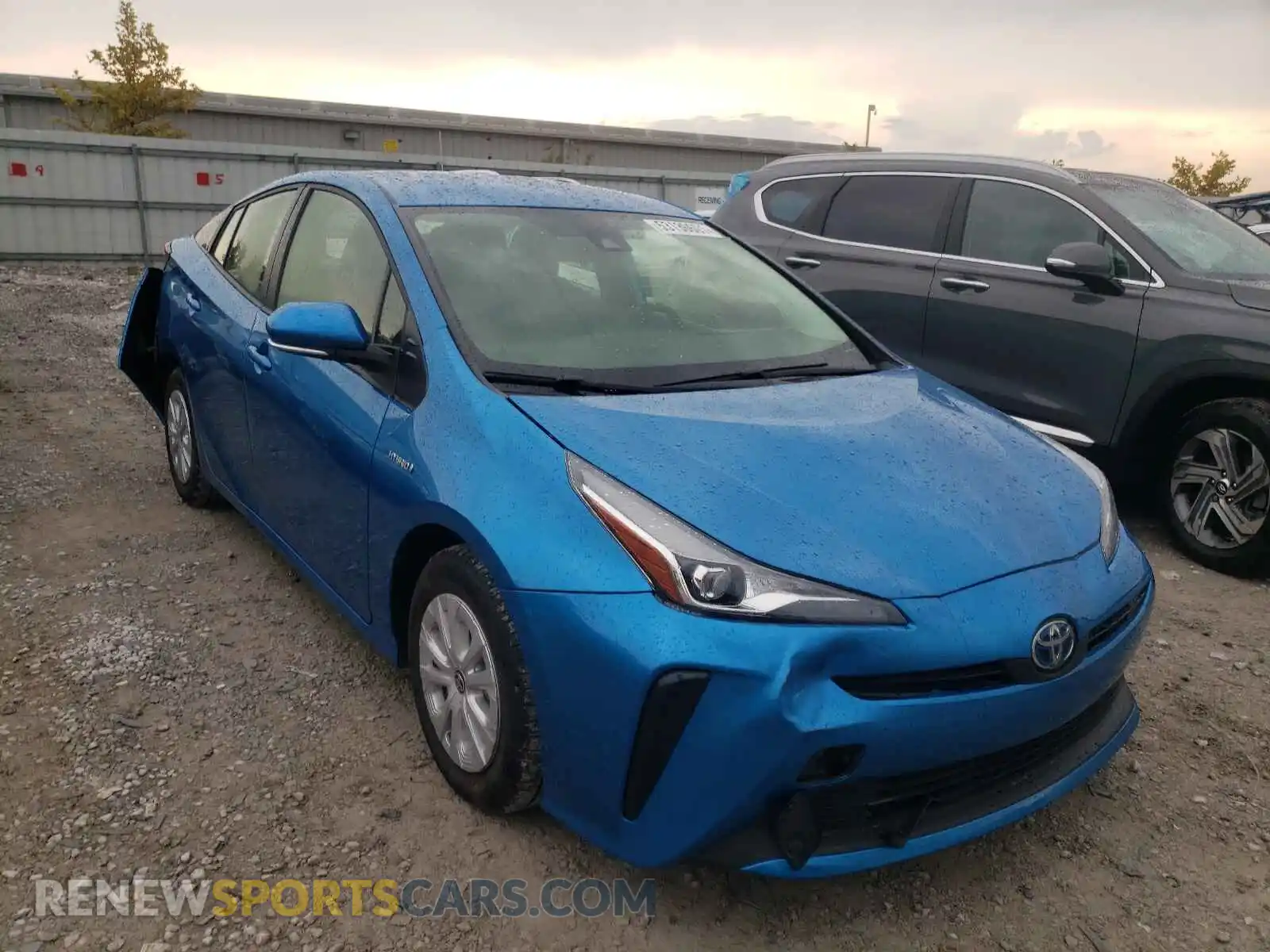 1 Фотография поврежденного автомобиля JTDKAMFU0M3143607 TOYOTA PRIUS 2021