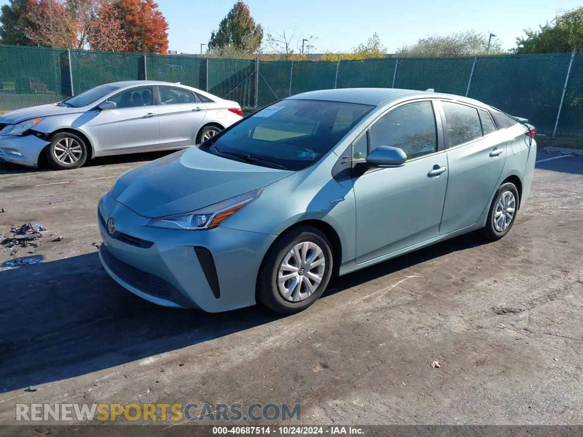 2 Фотография поврежденного автомобиля JTDKAMFU0M3144840 TOYOTA PRIUS 2021