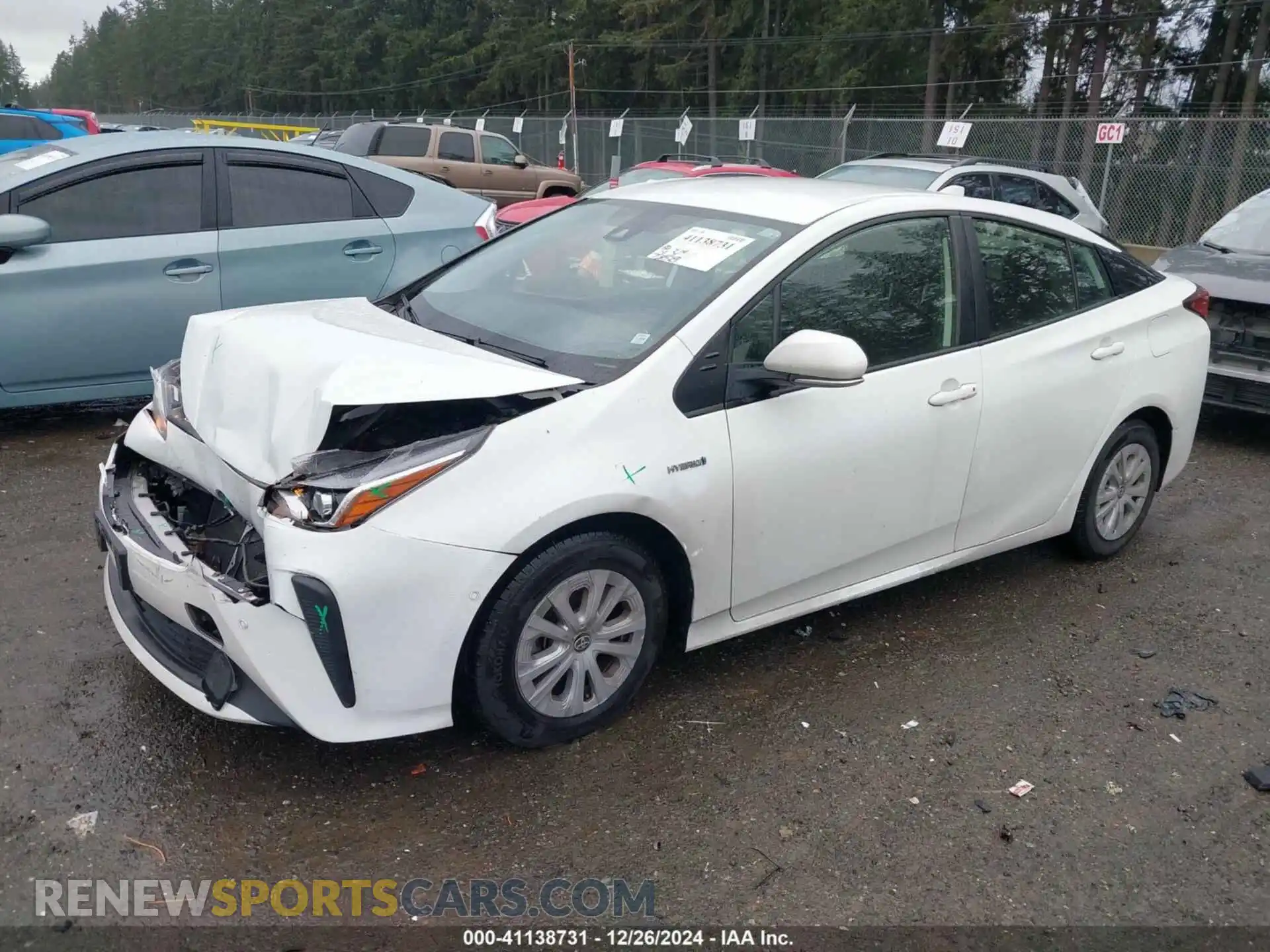 2 Photograph of a damaged car JTDKAMFU0M3147771 TOYOTA PRIUS 2021